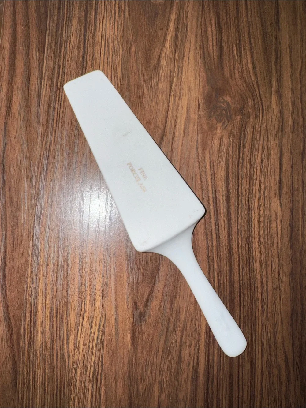 Godinger Fine Porcelain Butterfly Dragonfly Floral Cake Pie Server Gold Trim